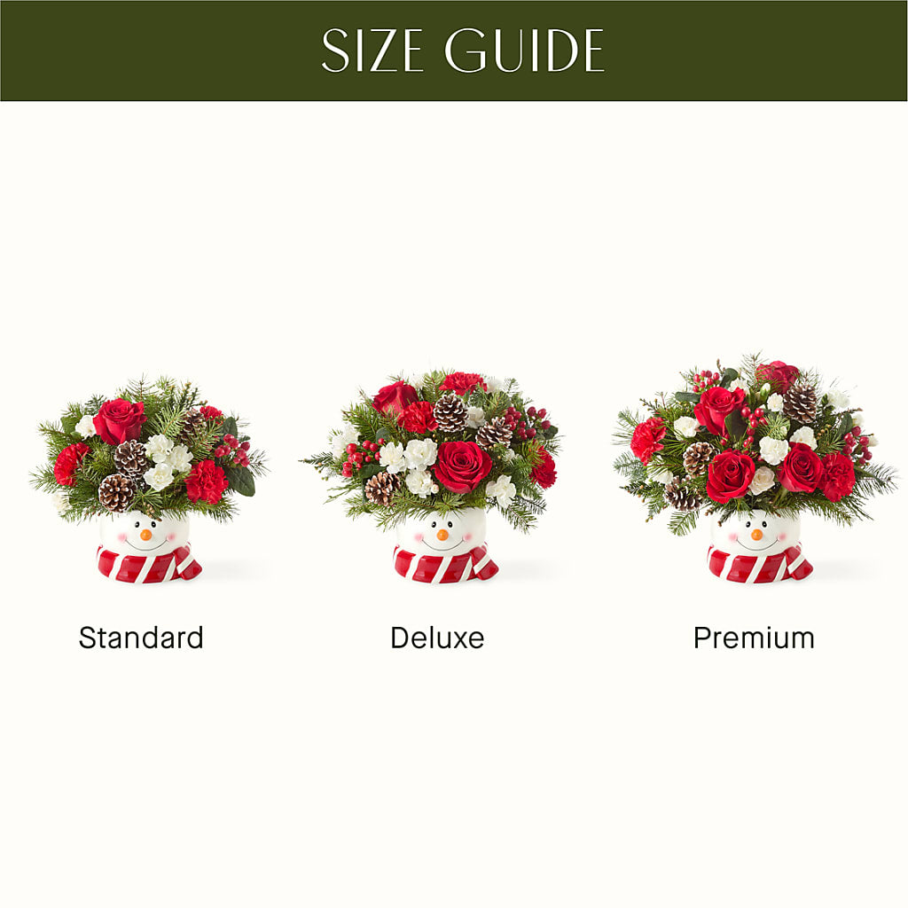 Jolly Snowman Bouquet – Kennedale Florist, Saginaw TX
