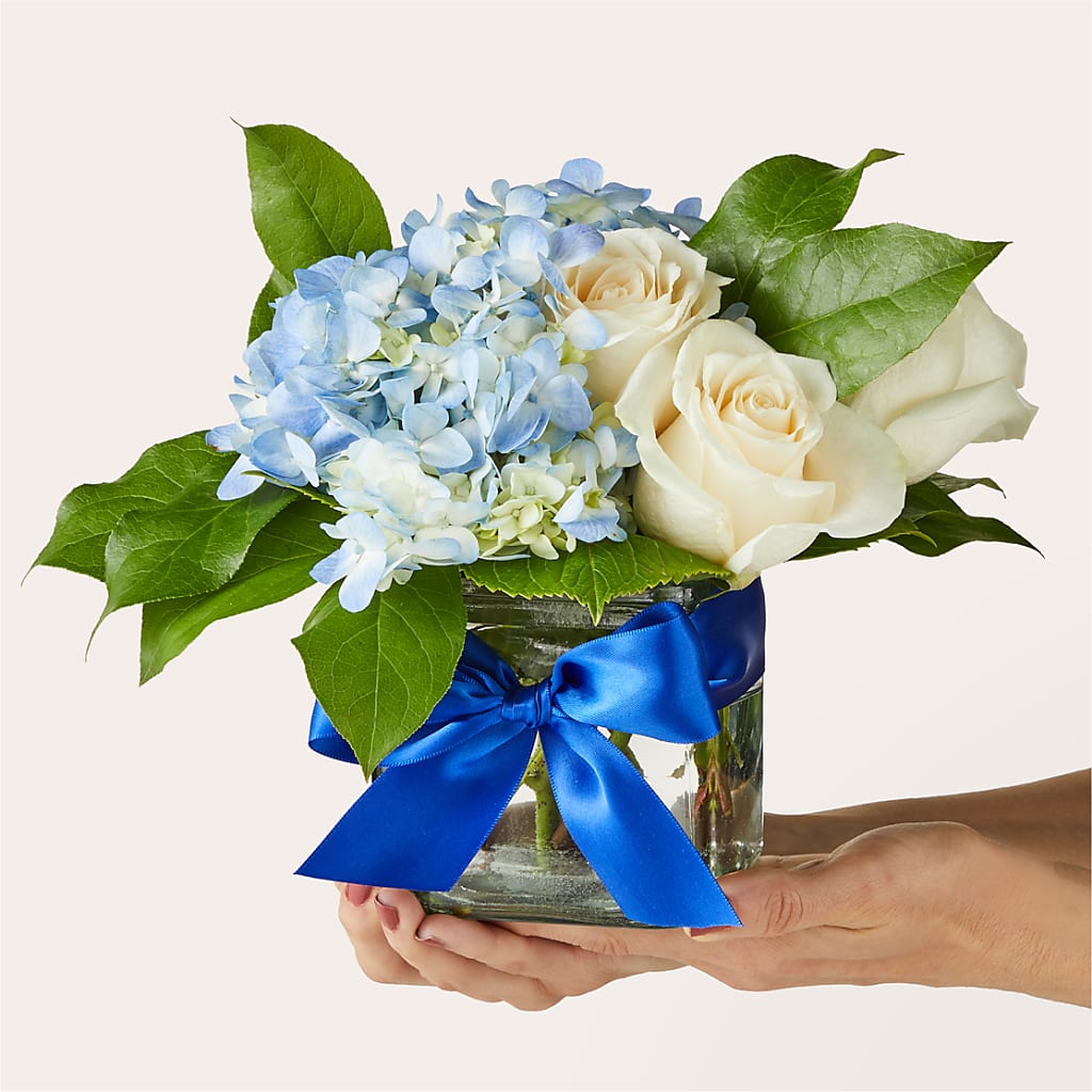 Sky Blue Delight Bouquet – Kennedale Florist, Saginaw TX
