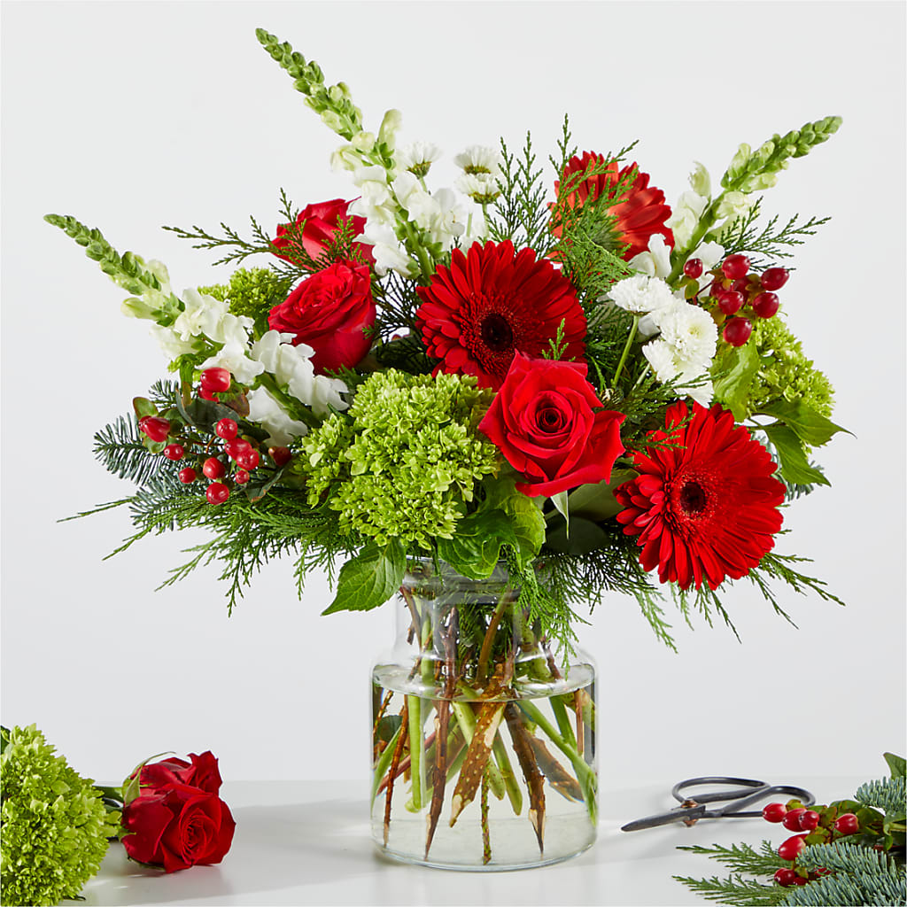 Merry Moment Bouquet – A Florist Original – Kennedale Florist, Saginaw TX