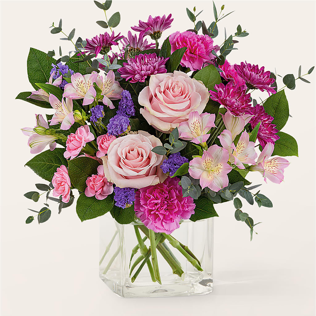 Rosy Radiance Bouquet – Kennedale Florist, Saginaw TX