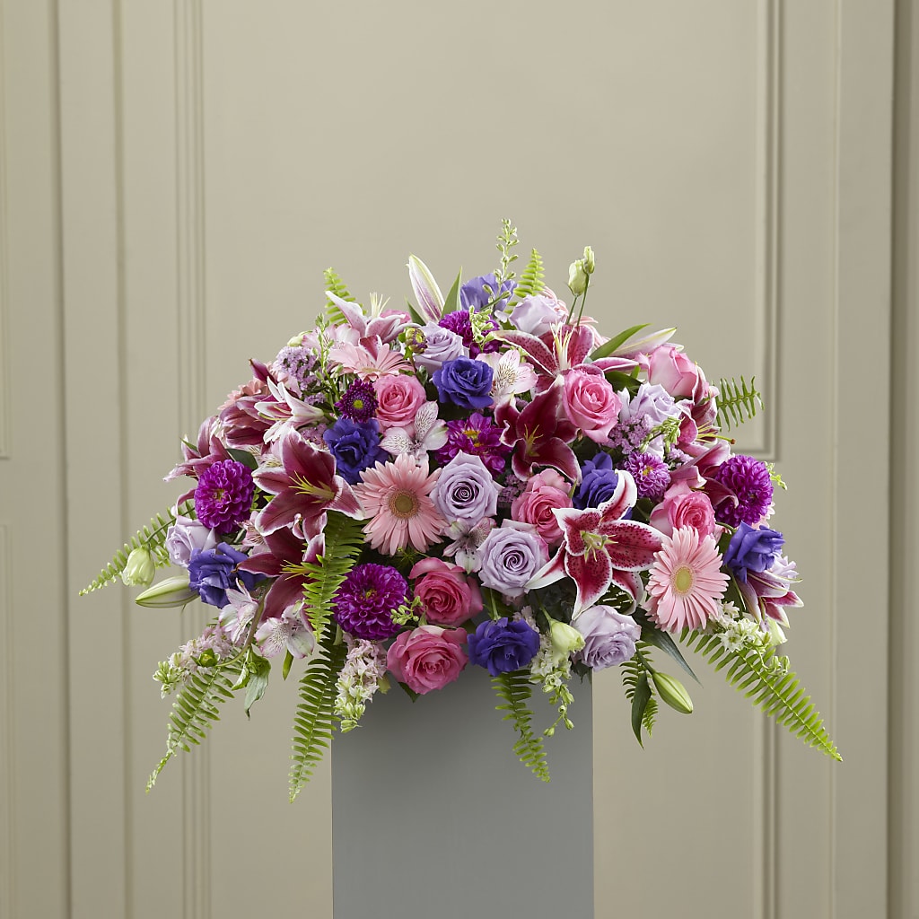 Fare Thee Well Pedestal – Kennedale Florist, Saginaw TX
