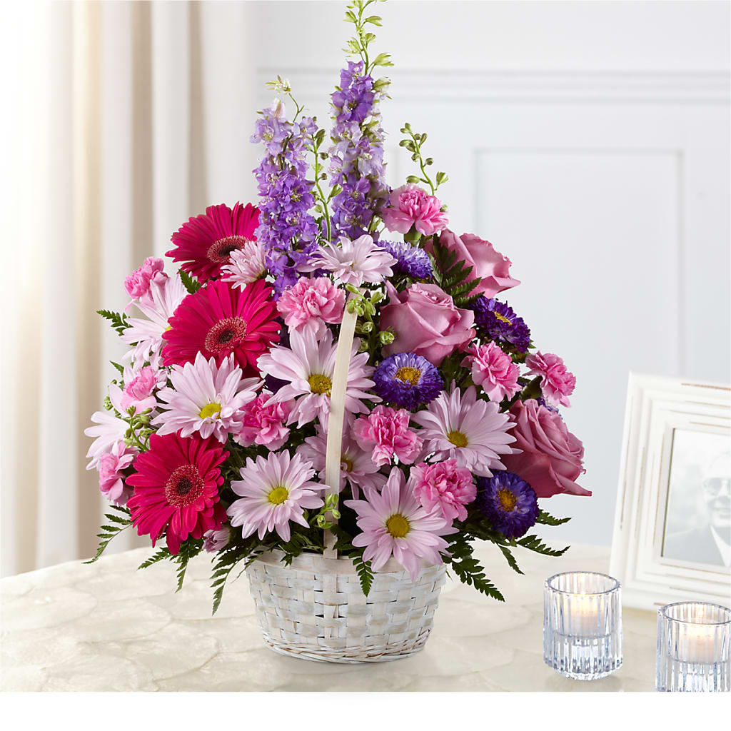 Pastel Peace Basket – Kennedale Florist, Saginaw TX