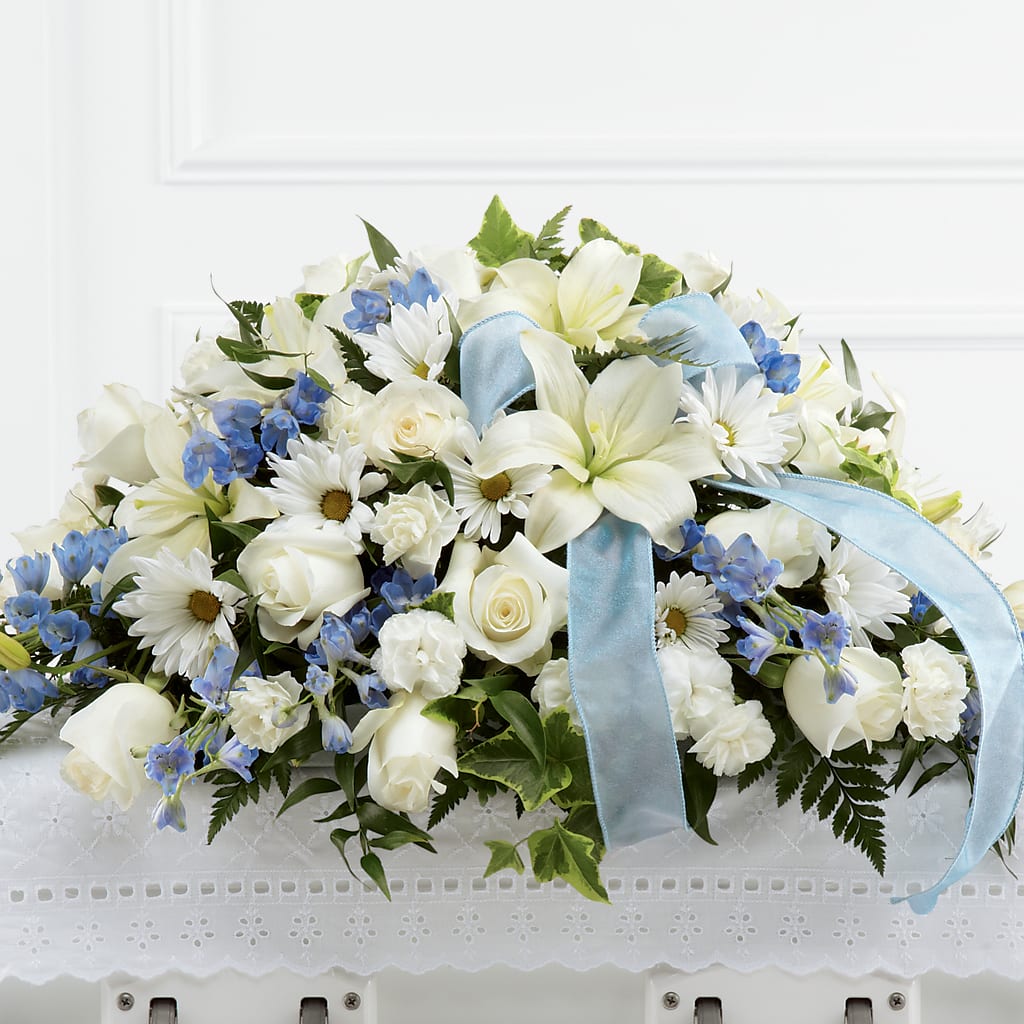 Tender Treasure Casket Spray – Kennedale Florist, Saginaw TX
