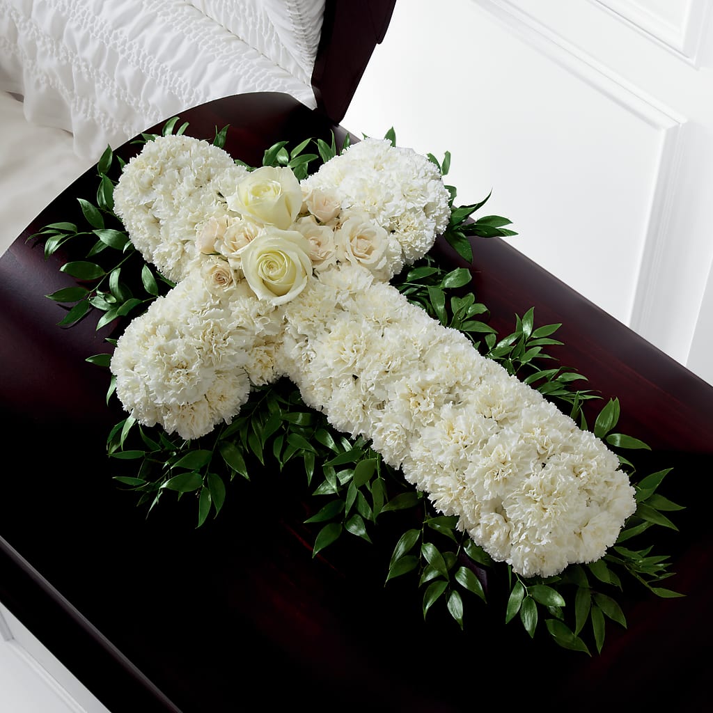Peaceful Memories Casket Spray (Standard) – Kennedale Florist, Saginaw TX