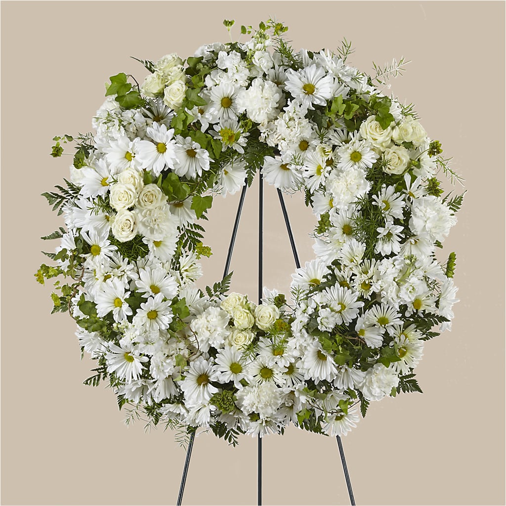 Faithful Wishes Wreath – Kennedale Florist, Saginaw TX