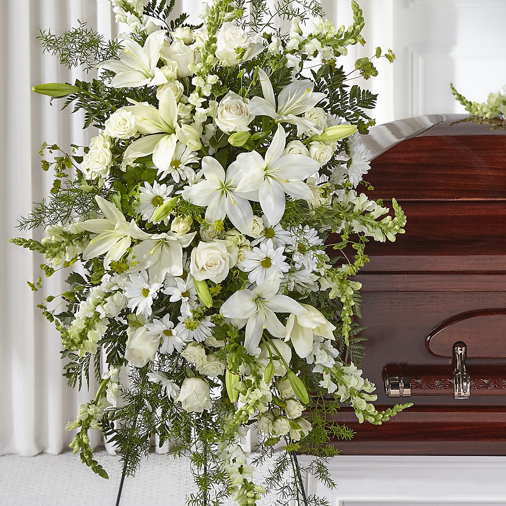 Loving Thoughts Standing Spray – Kennedale Florist, Saginaw TX