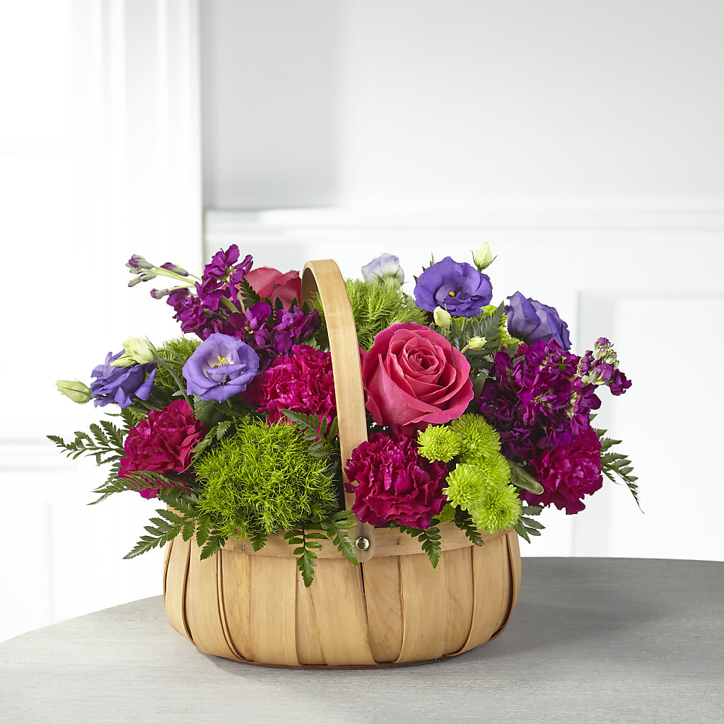 Serene Sanctuary Basket – Kennedale Florist, Saginaw TX