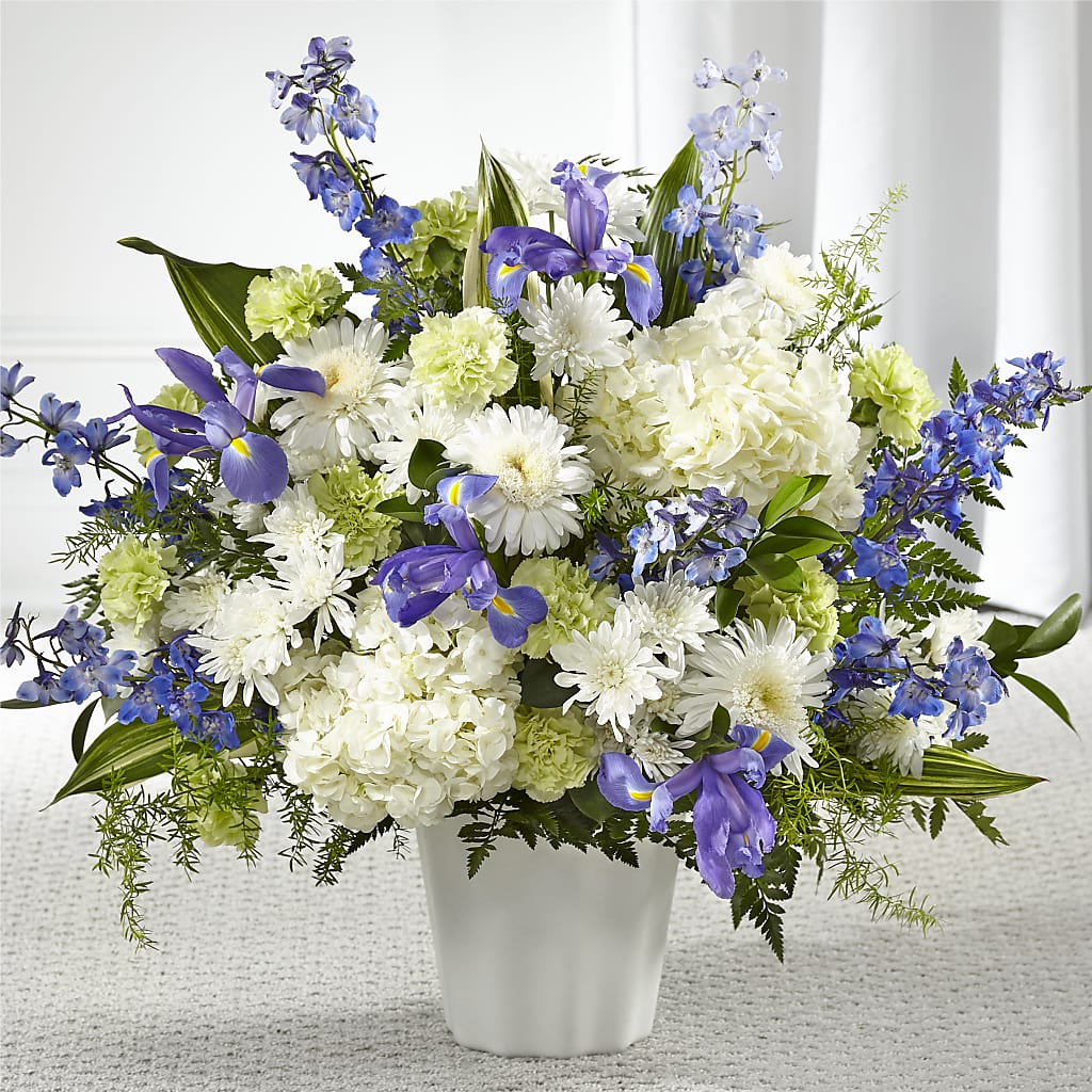Soft Serenity Floor Basket – Kennedale Florist, Saginaw TX