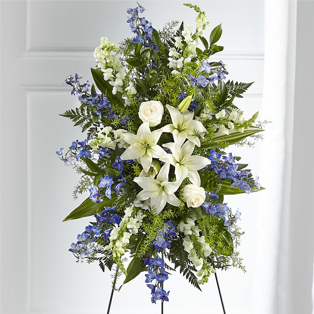 Faithful Friend Standing Spray – Kennedale Florist, Saginaw TX