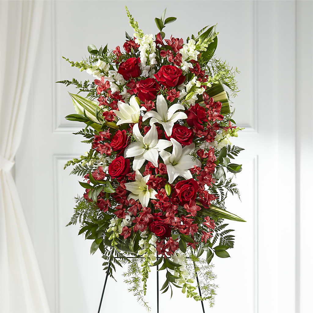 Everlasting Memory Standing Spray – Kennedale Florist, Saginaw TX