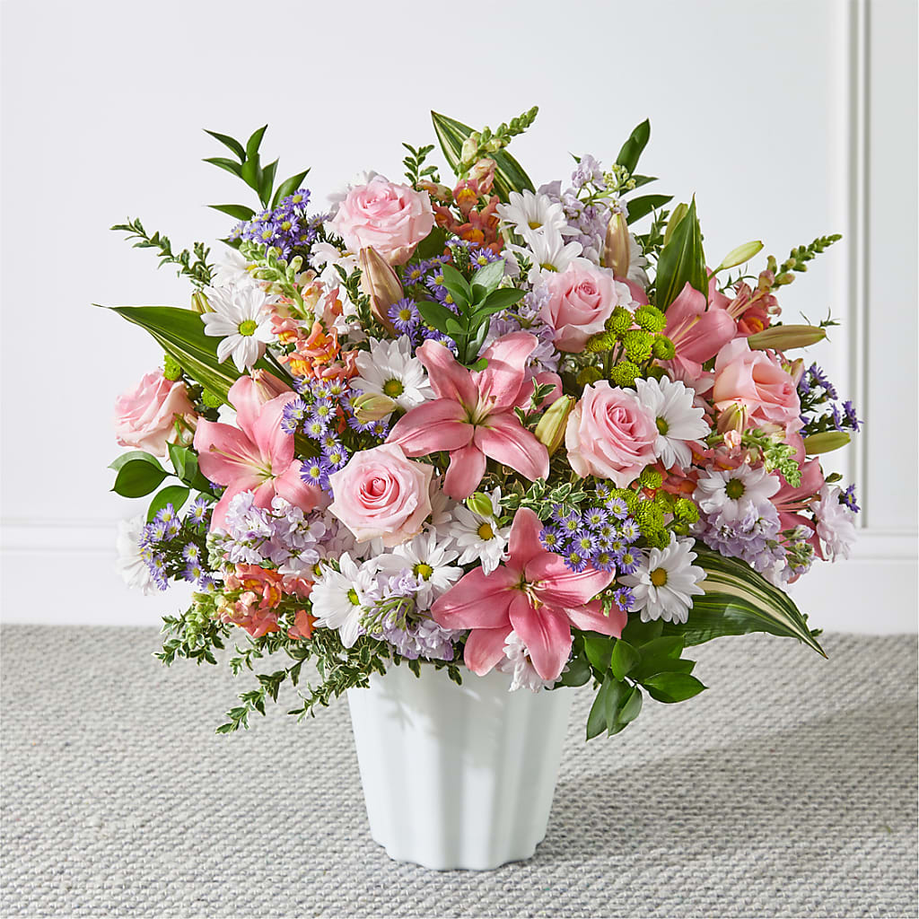 Abundant Compassion Floor Basket – Kennedale Florist, Saginaw TX