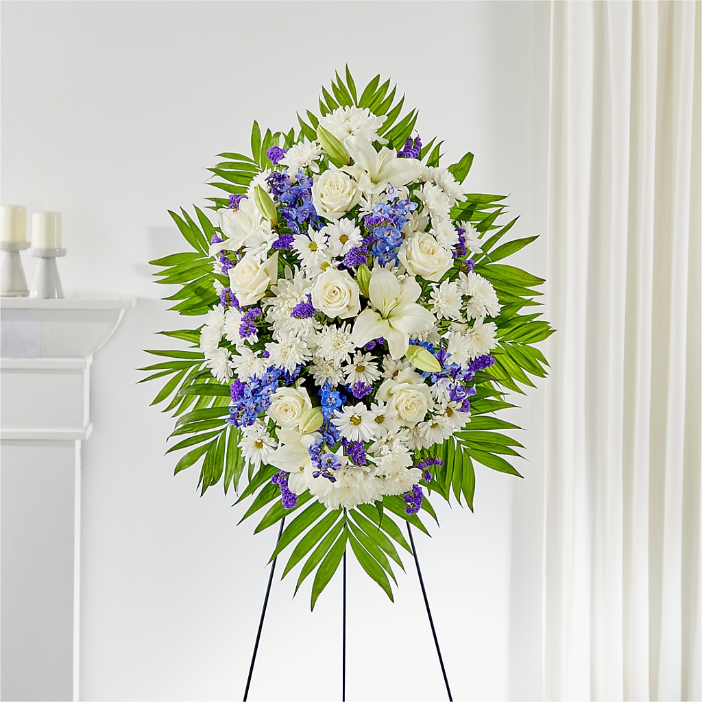At Rest Standing Spray – Kennedale Florist, Saginaw TX