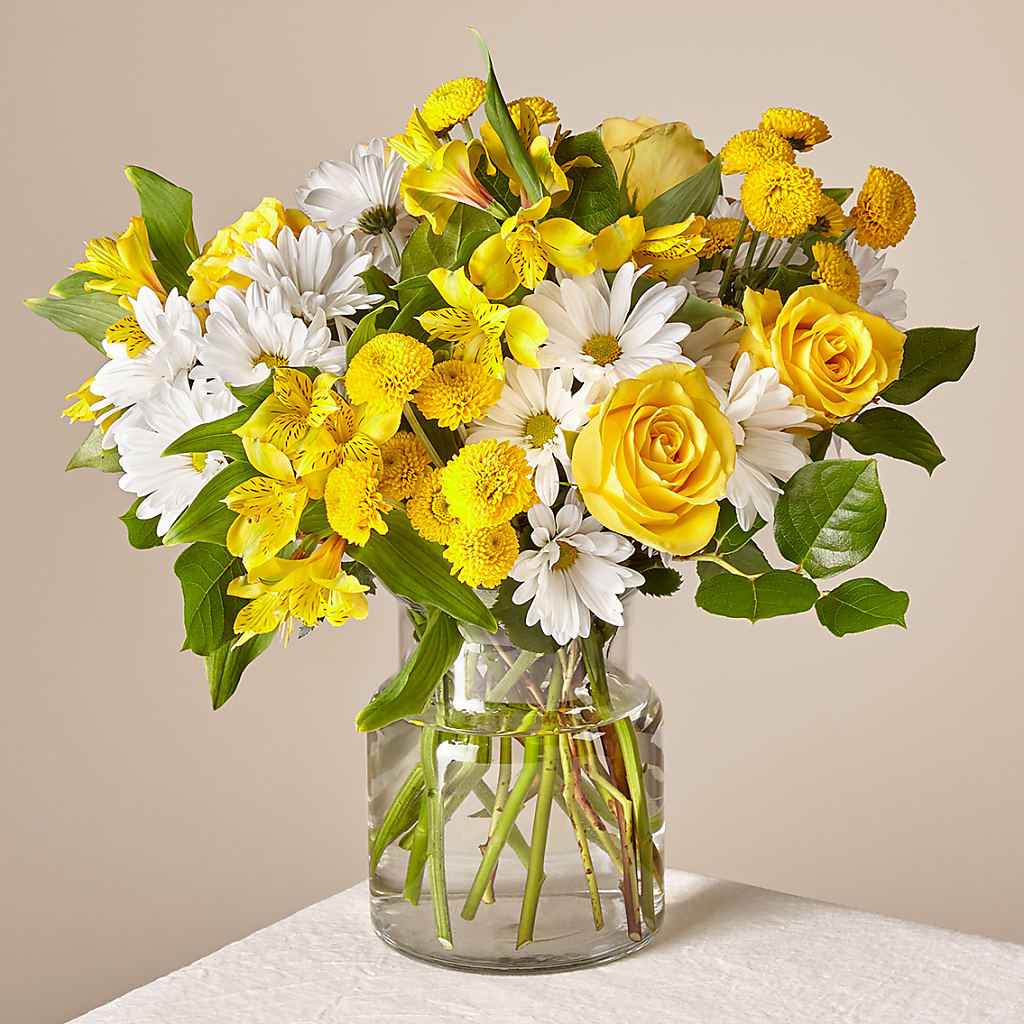 Sunny Sentiments Bouquet – Kennedale Florist, Saginaw TX