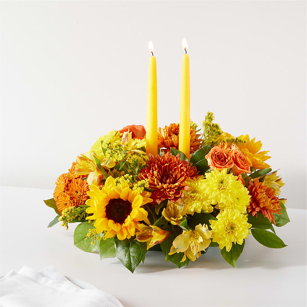 Autumn Harmony Centerpiece – Kennedale Florist, Saginaw TX