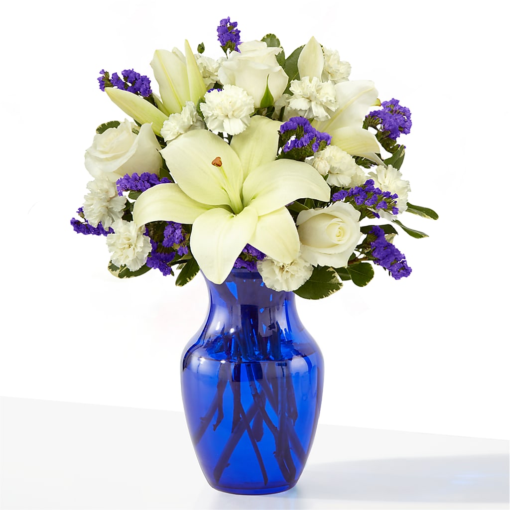 Sapphire Rush Bouquet – Kennedale Florist, Saginaw TX