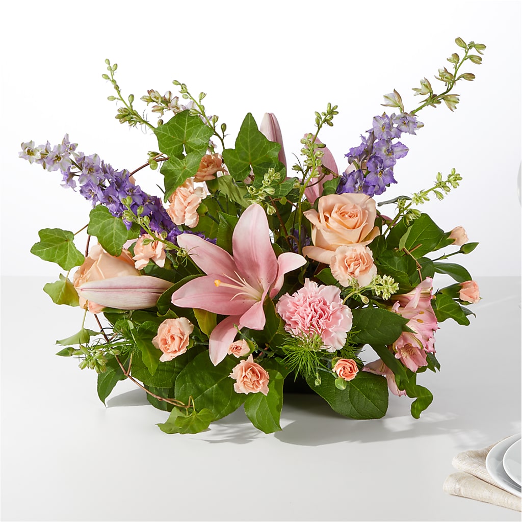 Blossom Time Centerpiece – Kennedale Florist, Saginaw TX
