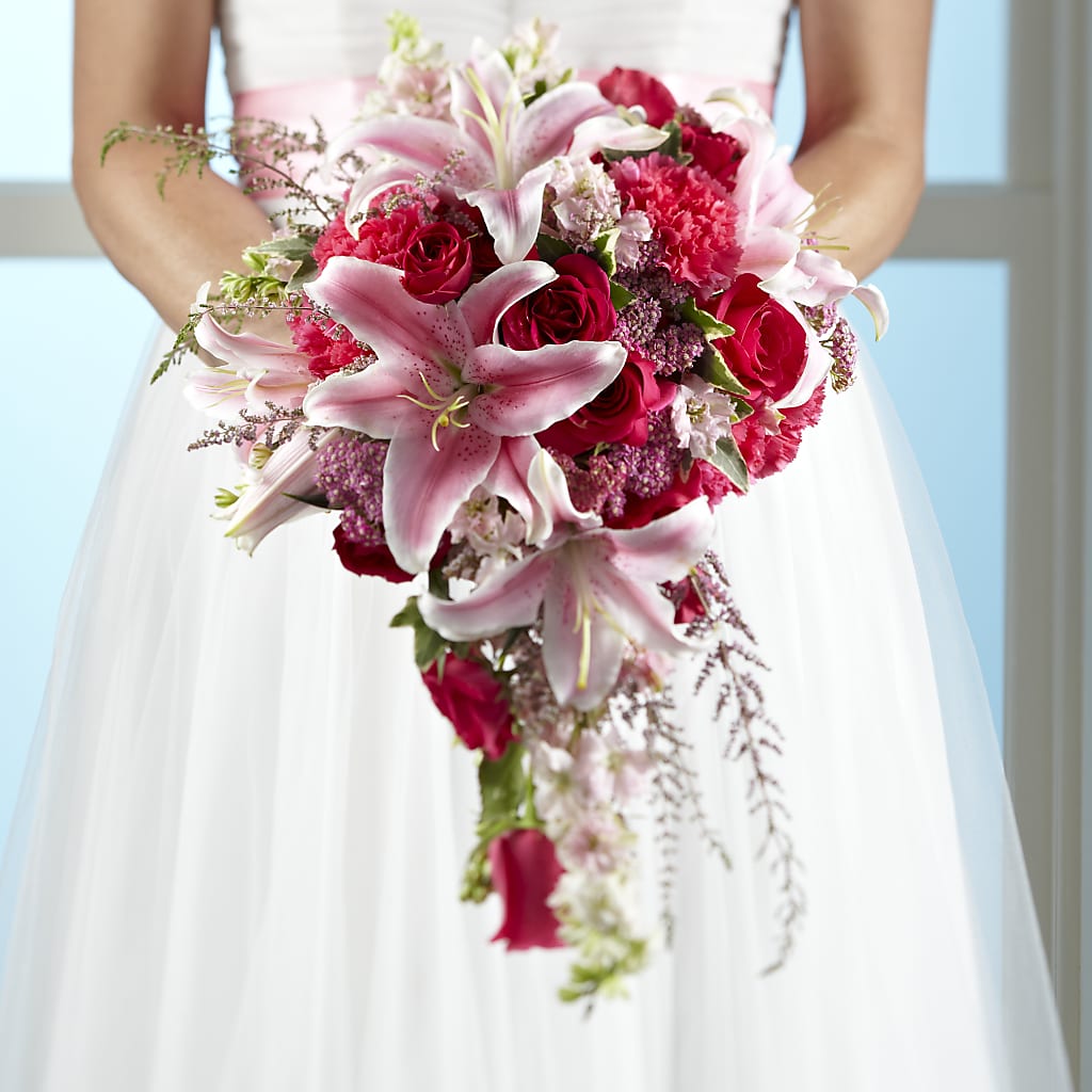 Lily & Rose Bouquet – Kennedale Florist, Saginaw TX