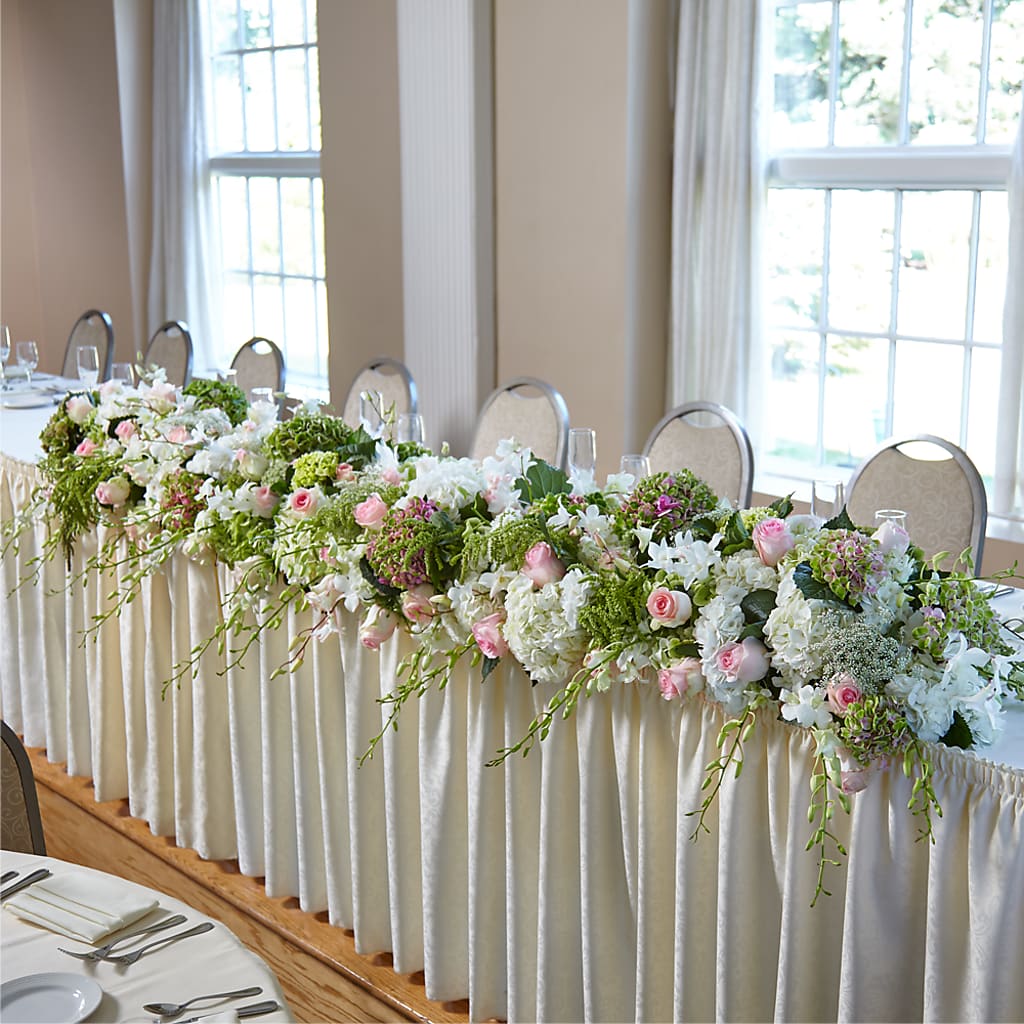 State of Joy Head Table Arrangement – Kennedale Florist, Saginaw TX