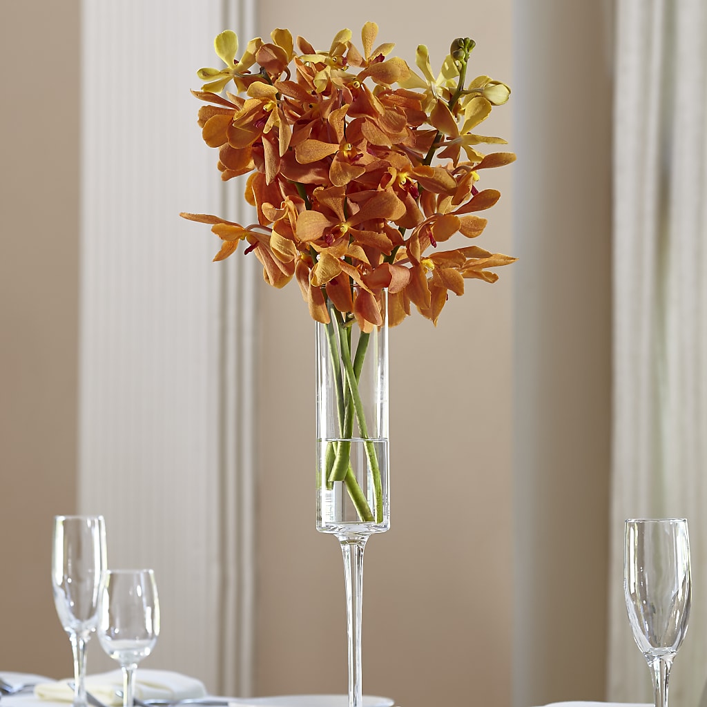 Orange Mokara Bouquet – Kennedale Florist, Saginaw TX