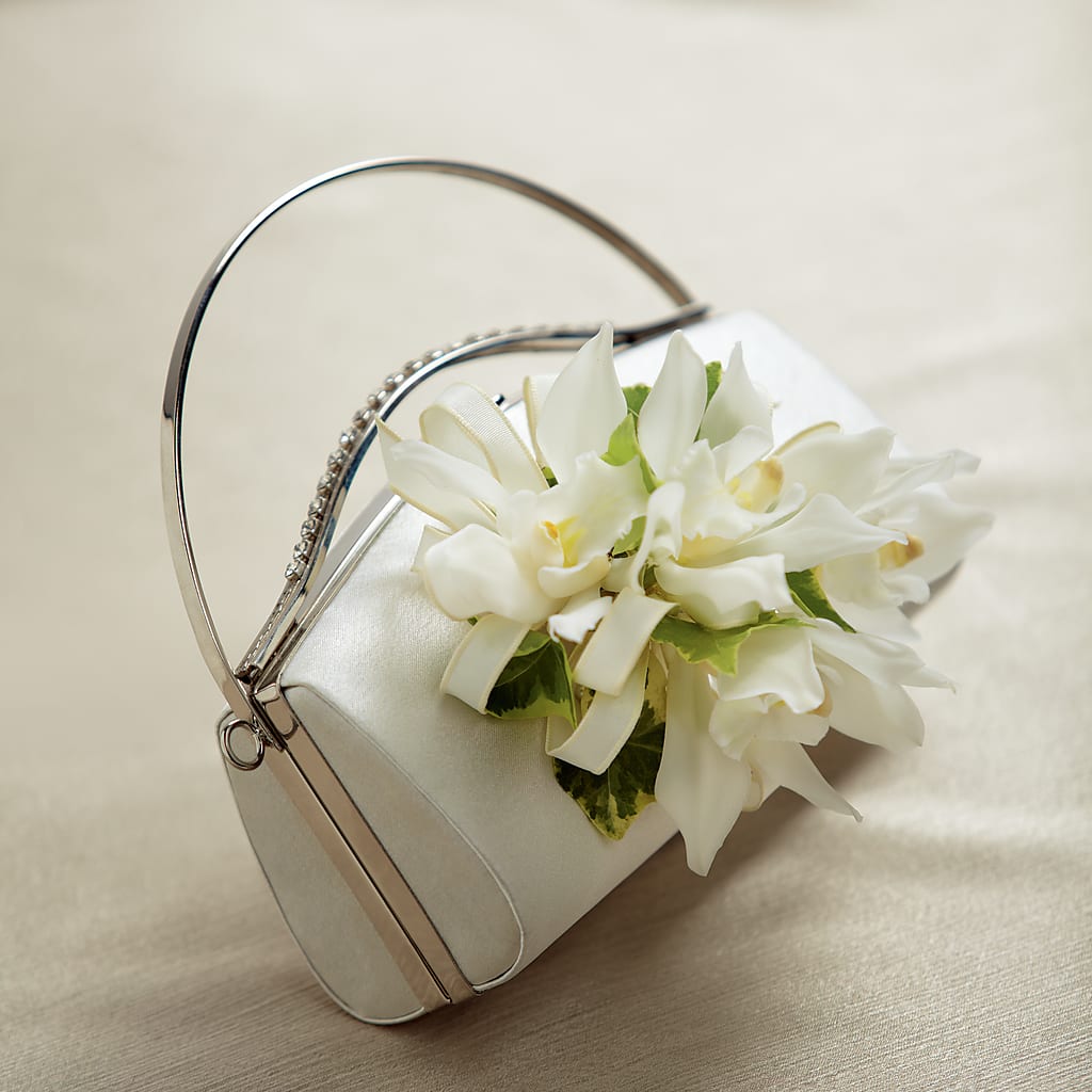 White Purse Decor – Kennedale Florist, Saginaw TX