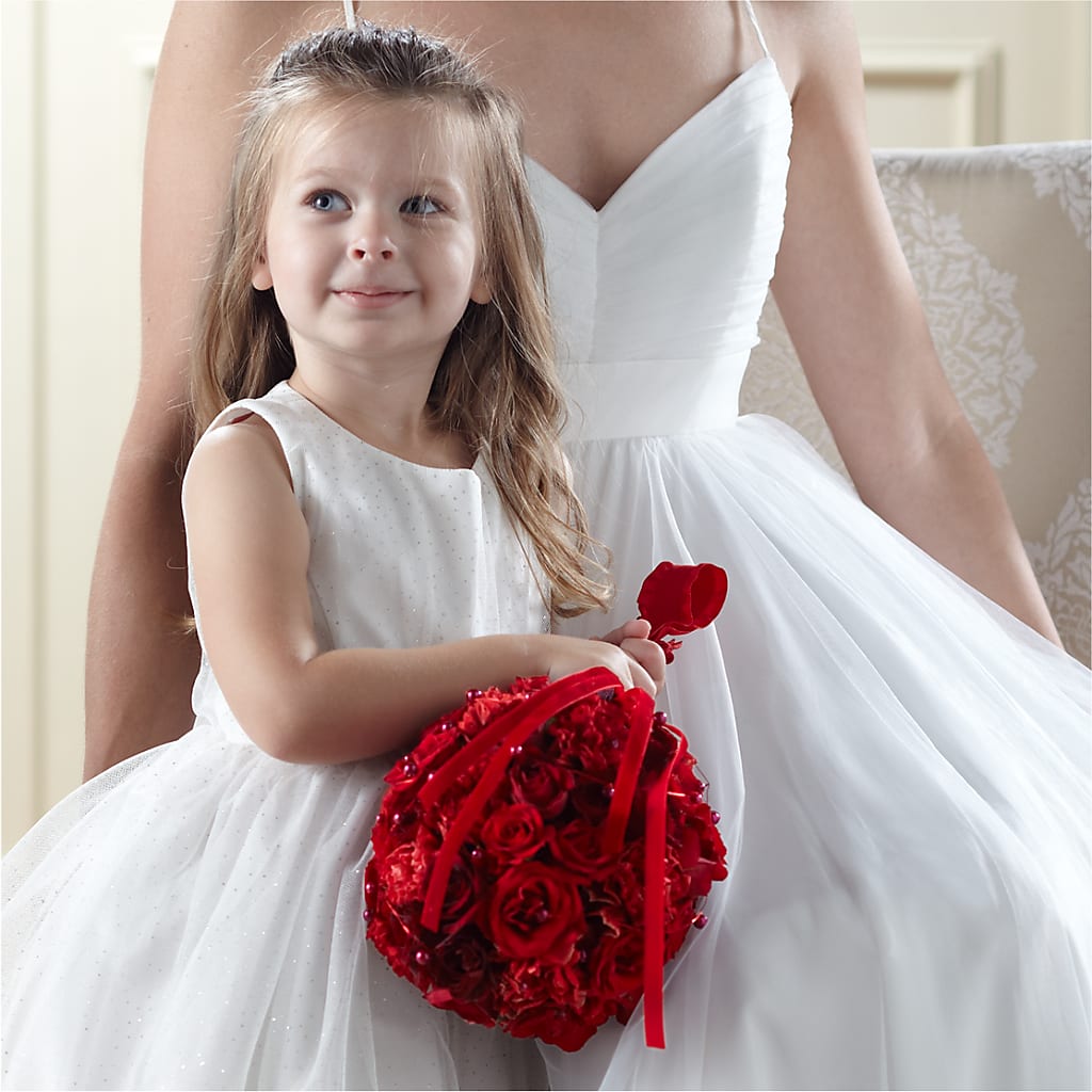 Pure at Heart Flower Girl Arrangement – Kennedale Florist, Saginaw TX