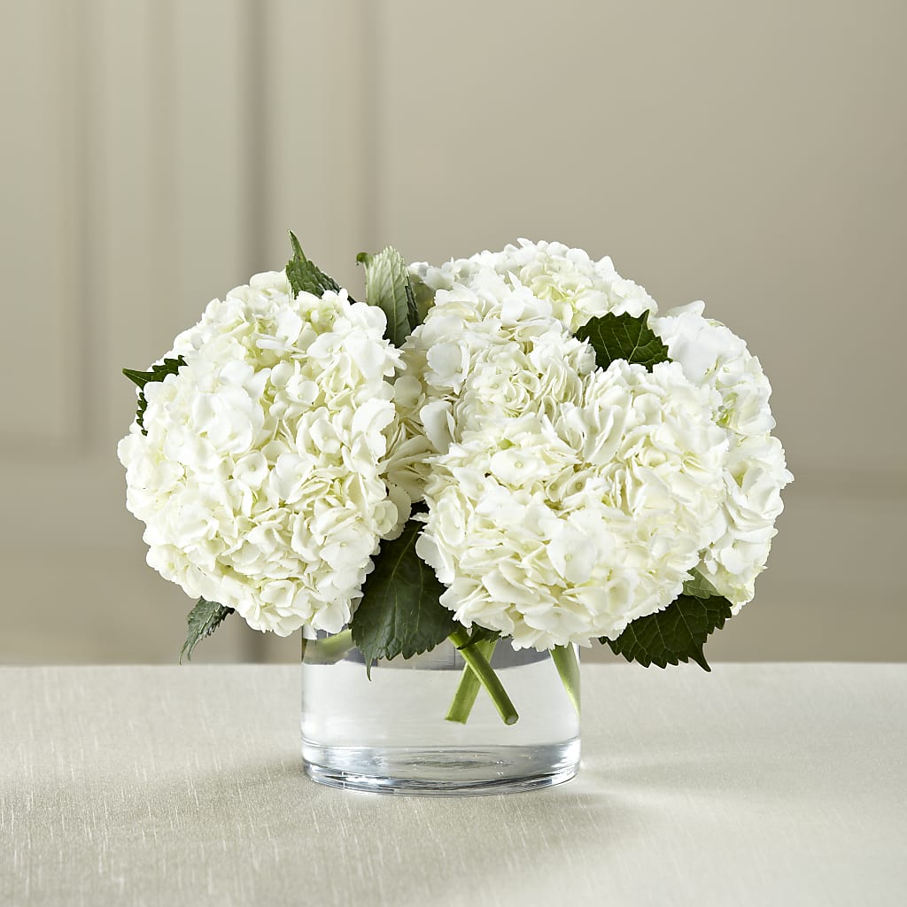 White Hydrangea Bouquet – Kennedale Florist, Saginaw TX