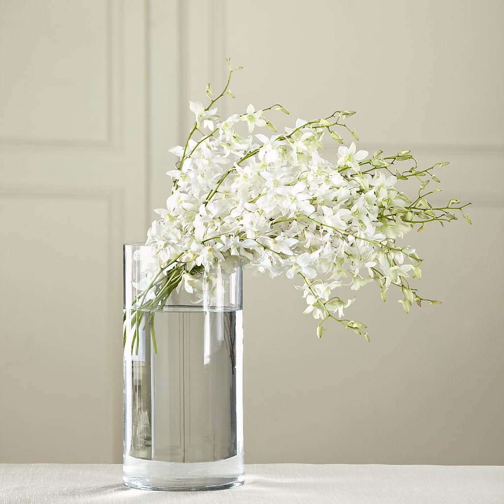 White Dendrobium Bouquet – Kennedale Florist, Saginaw TX