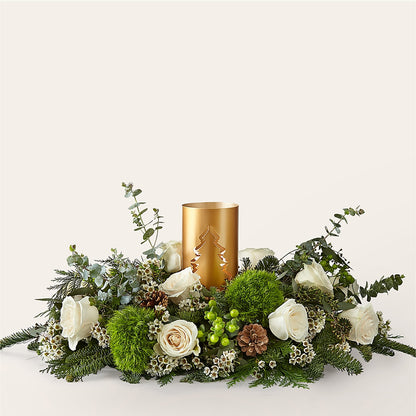 Chestnuts Roasting Centerpiece –  Kennedale Florist, Saginaw TX