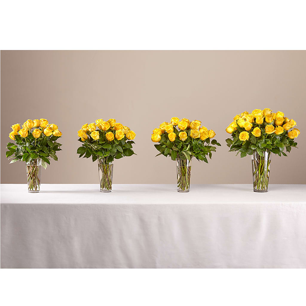 Long Stem Yellow Rose Bouquet –  Kennedale Florist, Saginaw TX