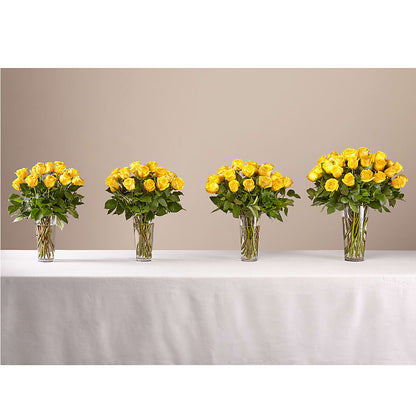 Long Stem Yellow Rose Bouquet –  Kennedale Florist, Saginaw TX