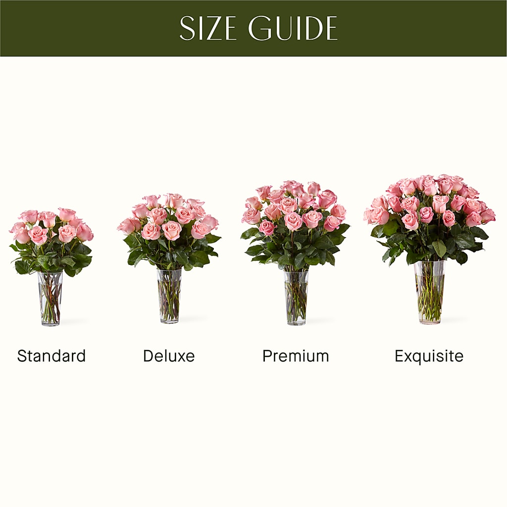 Long Stem Pink Rose Bouquet –  Kennedale Florist, Saginaw TX