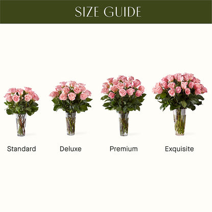 Long Stem Pink Rose Bouquet –  Kennedale Florist, Saginaw TX
