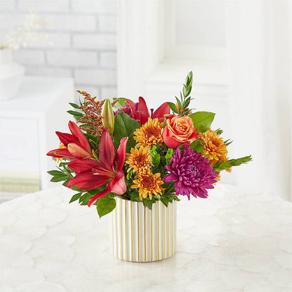 Burgundy Landscape Bouquet –  Kennedale Florist, Saginaw TX