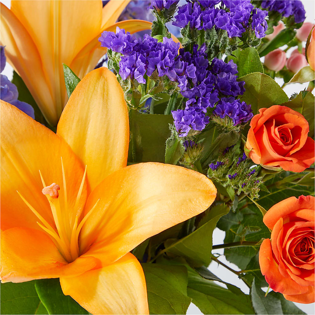 Radiant Citrus Bouquet –  Kennedale Florist, Saginaw TX