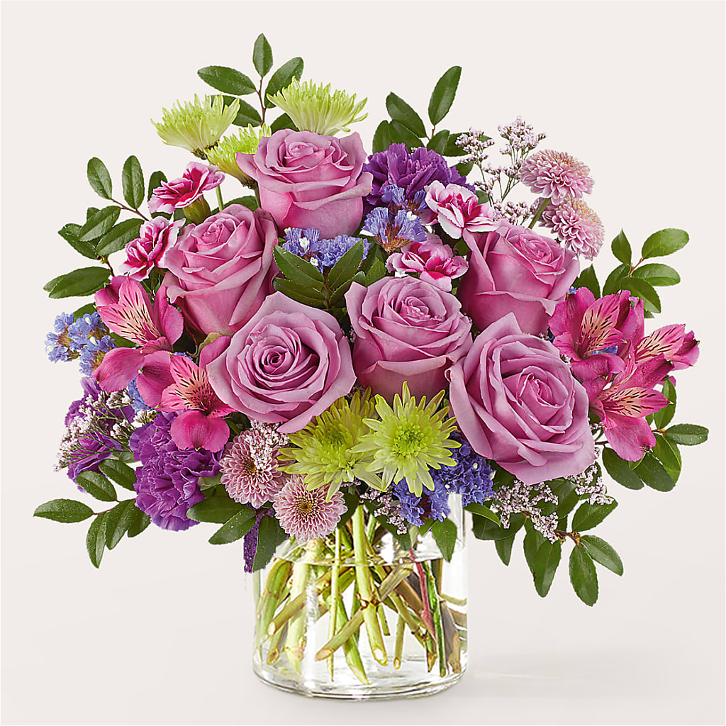 Glass Half Full Bouquet –  Kennedale Florist, Saginaw TX
