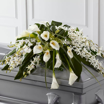 Angel Wings Casket Spray –  Kennedale Florist, Saginaw TX