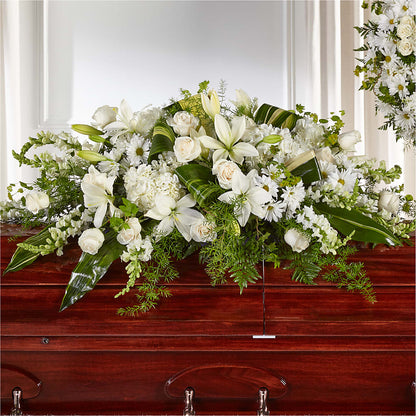 Abundance Casket Spray –  Kennedale Florist, Saginaw TX