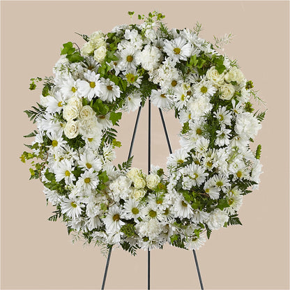 Faithful Wishes Wreath –  Kennedale Florist, Saginaw TX