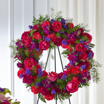 Calming Colors Wreath –  Kennedale Florist, Saginaw TX