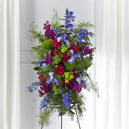 Heavenly Skies Standing Spray –  Kennedale Florist, Saginaw TX