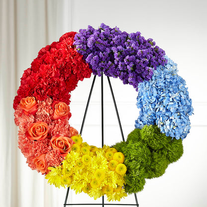 Circle of Love Wreath –  Kennedale Florist, Saginaw TX