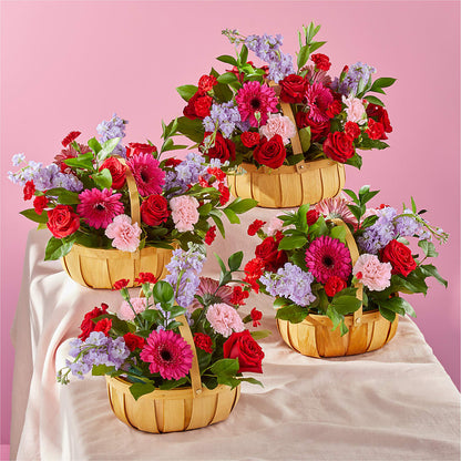 Pink Picnic Basket –  Kennedale Florist, Saginaw TX