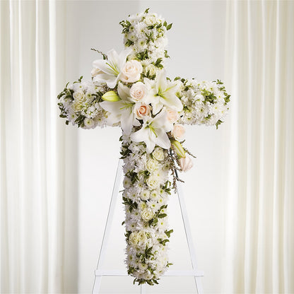 Spiritual Guidance Standing Spray –  Kennedale Florist, Saginaw TX