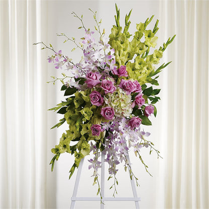 Lasting Legacy Standing Spray –  Kennedale Florist, Saginaw TX