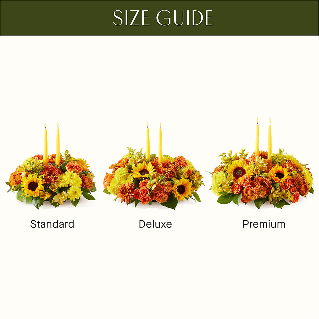 Autumn Harmony Centerpiece –  Kennedale Florist, Saginaw TX