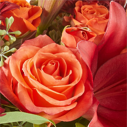 Crimson Leaves Bouquet –  Kennedale Florist, Saginaw TX