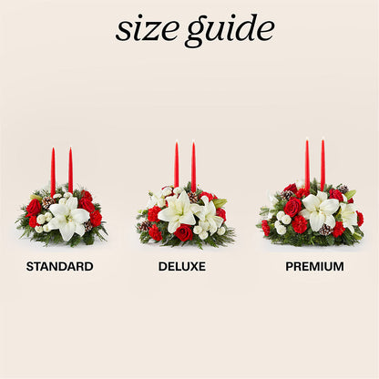 Seasonal Festivities Centerpiece –  Kennedale Florist, Saginaw TX
