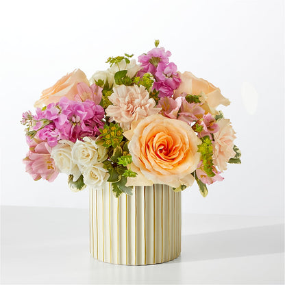Paradise Bouquet with Ivory Vase –  Kennedale Florist, Saginaw TX