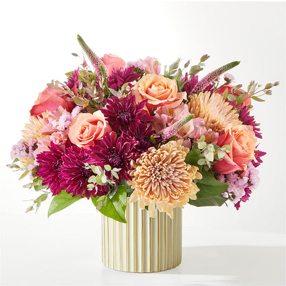 Berry Cobbler Bouquet with Ivory Vase –  Kennedale Florist, Saginaw TX