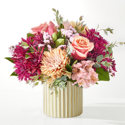 Berry Cobbler Bouquet with Ivory Vase –  Kennedale Florist, Saginaw TX